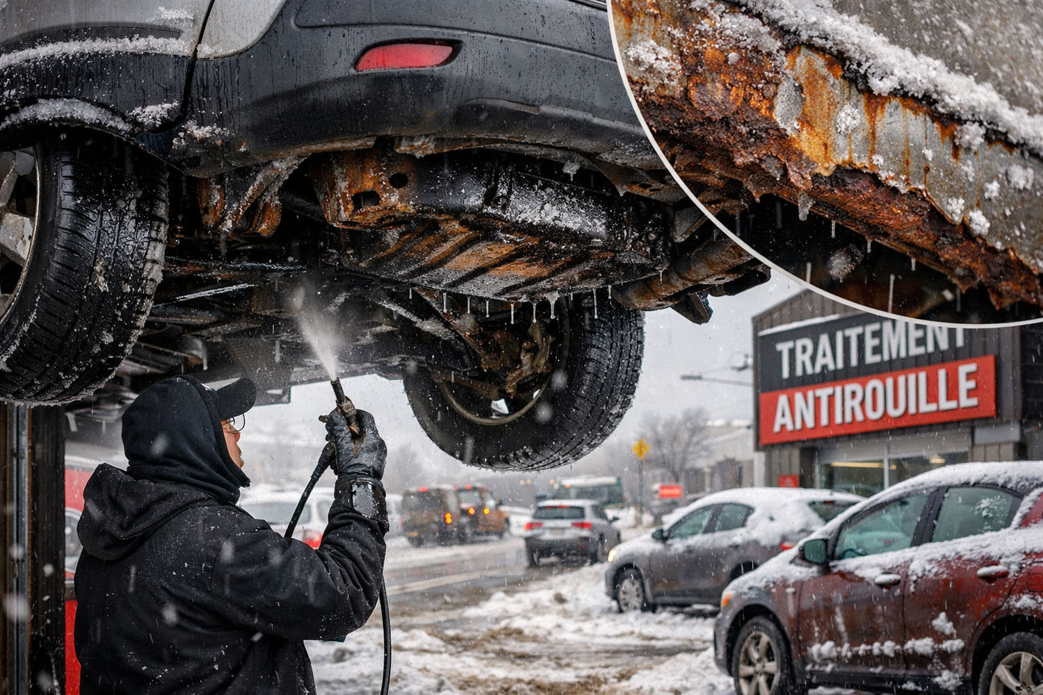 Traitement antirouille voiture : pourquoi c’est essentiel au Québec